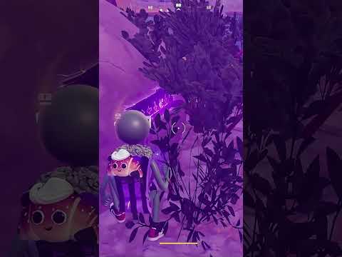 A purple Cheat Code in a bush&hellip; and a Bush Sprite inside